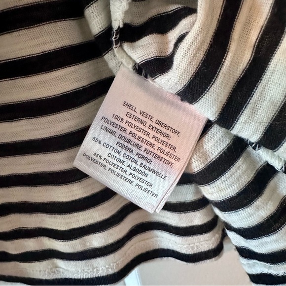 L Meadow Rue tank top with paisley and black and white stripes - Picture 5 of 7